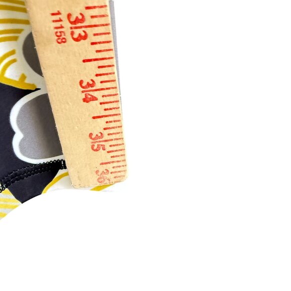 Savage X Fenty Floral Hotline High Waist Leggings Large 12-14 Yellow and Black - Picture 9 of 11